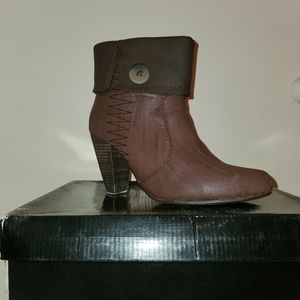 Brown booties